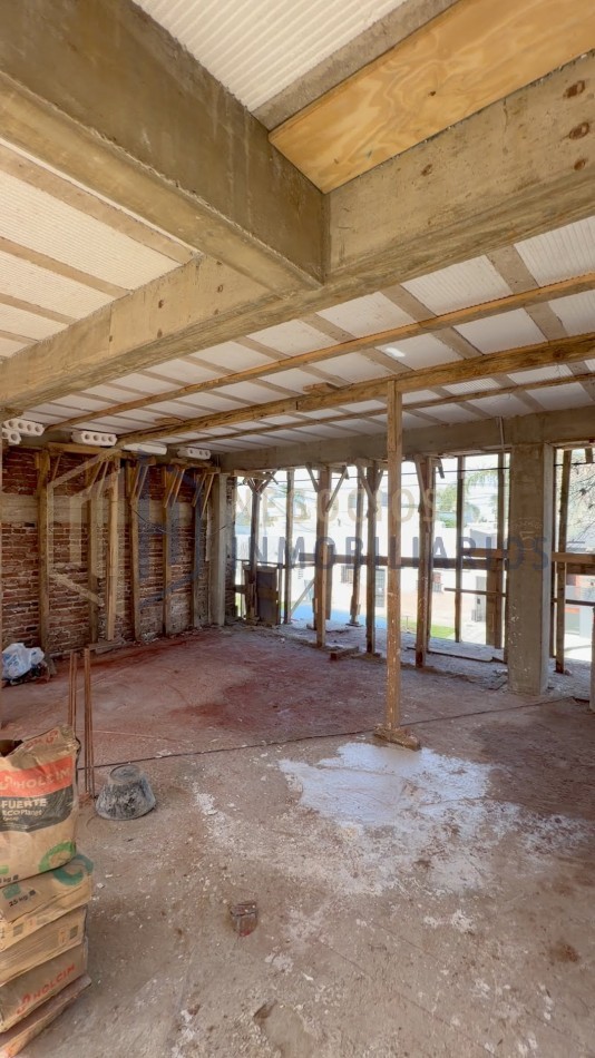 Departamento en pozo de 1 dormitorio PB con dos patios